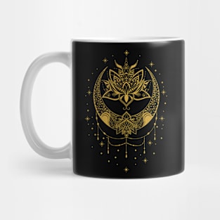 Moon Lotus Flower Mug